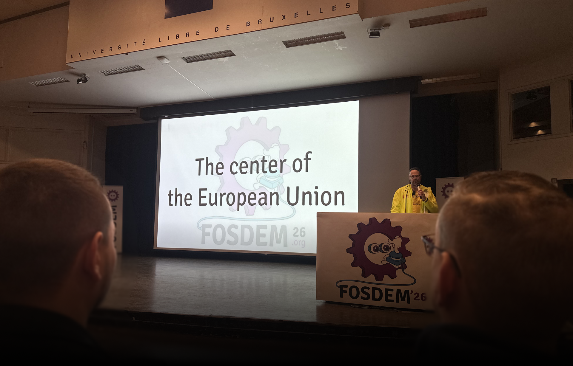 FOSDEM 26 opening talk at the ULB
